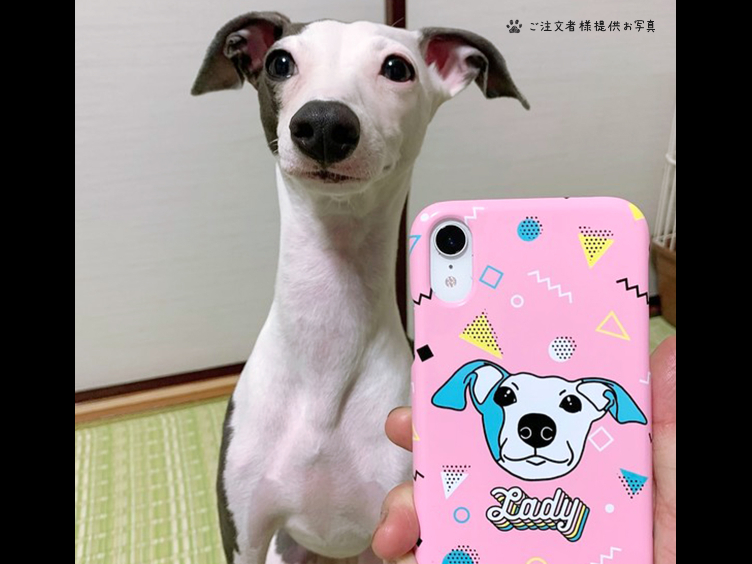 ペットの似顔絵をスマホケースに うちの子 犬 猫 Iphone スマホケース Tanomake タノメイク 欲しいものが頼めるオーダーメイド特化型オンラインマーケット